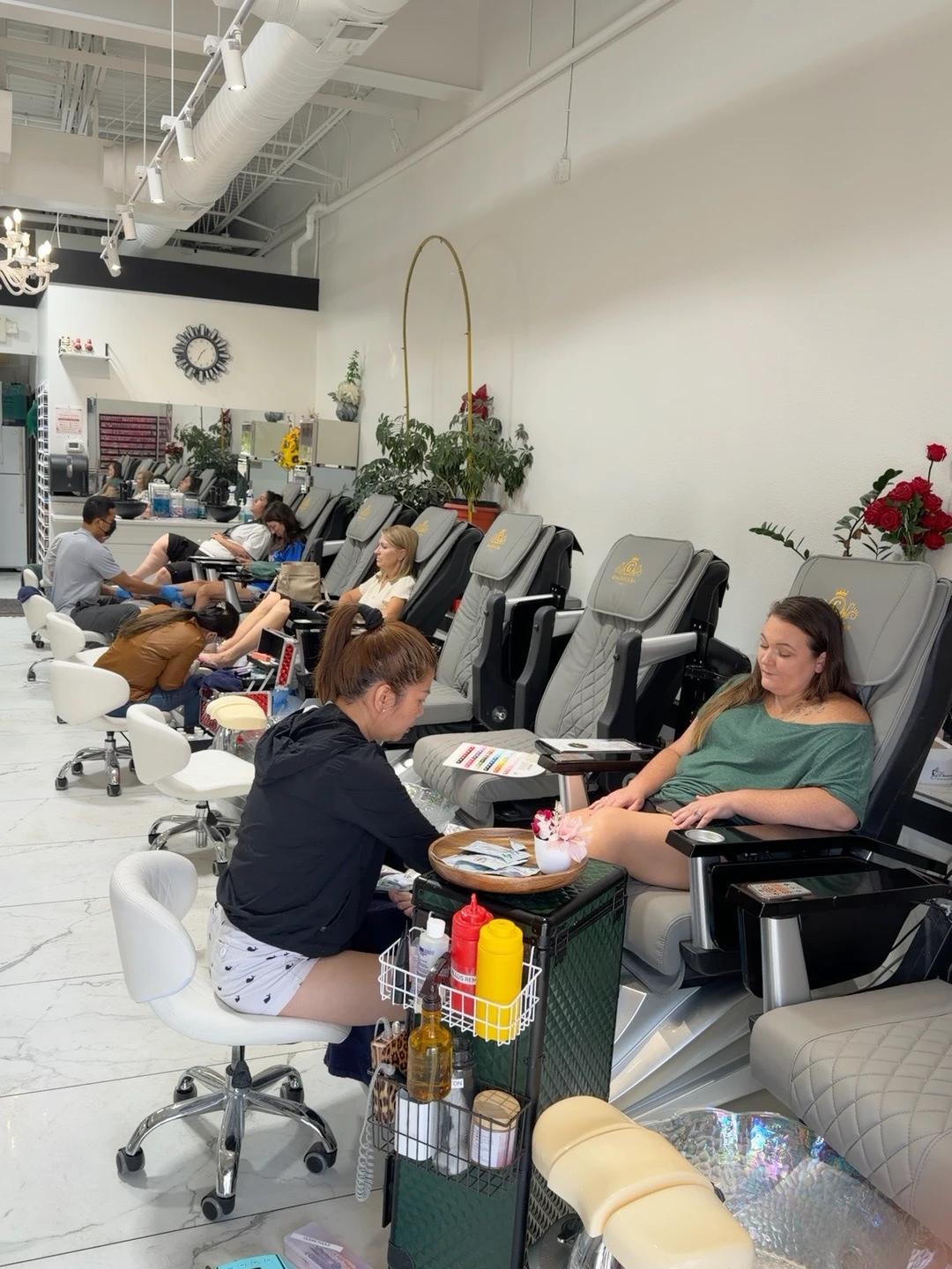 Spa pedicure service at Grand Nail Spa